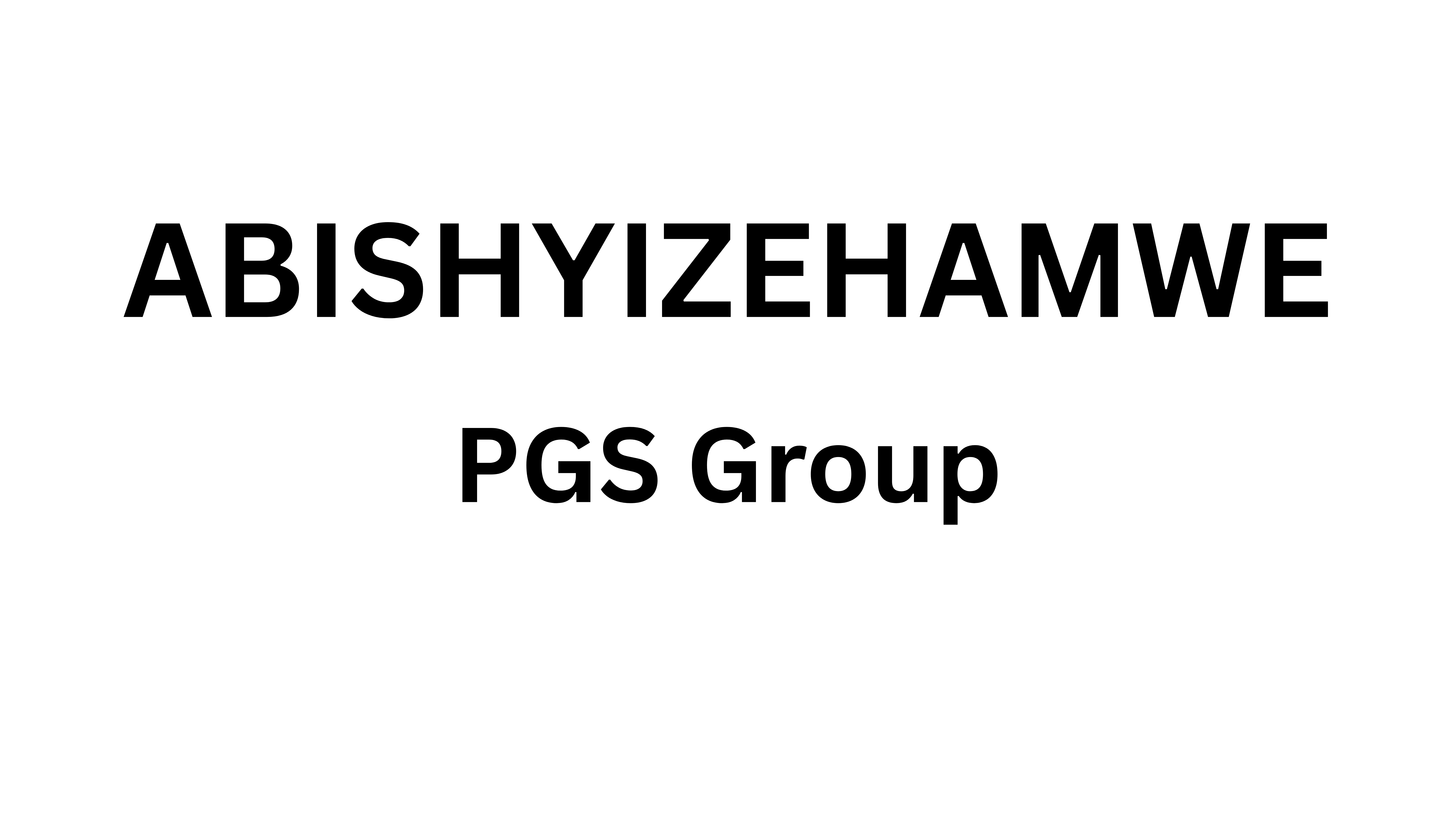 ABISHIZEHAMWE PGS GROUP Logo